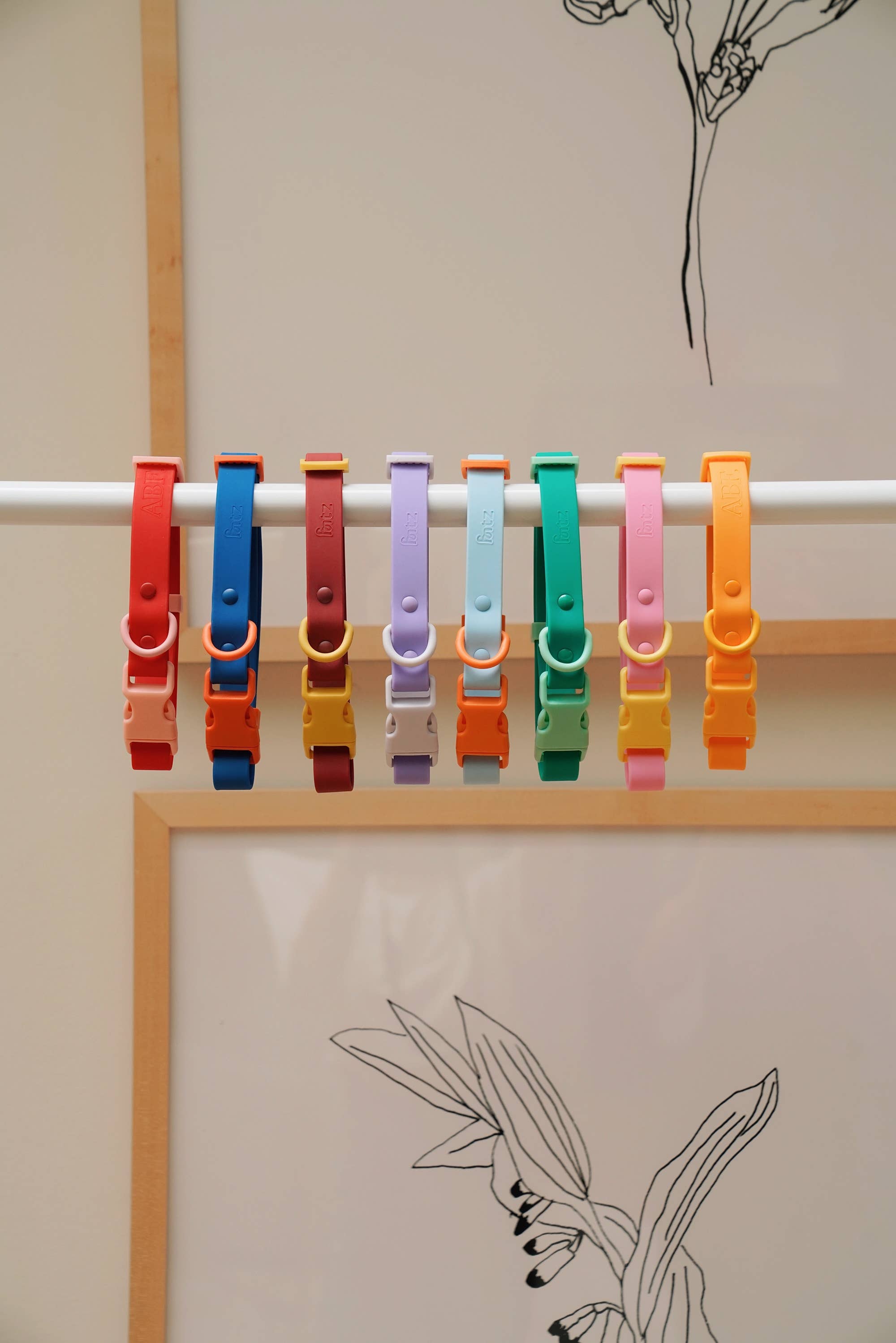 Vízálló kutyanyakörv | Babakék & Narancs