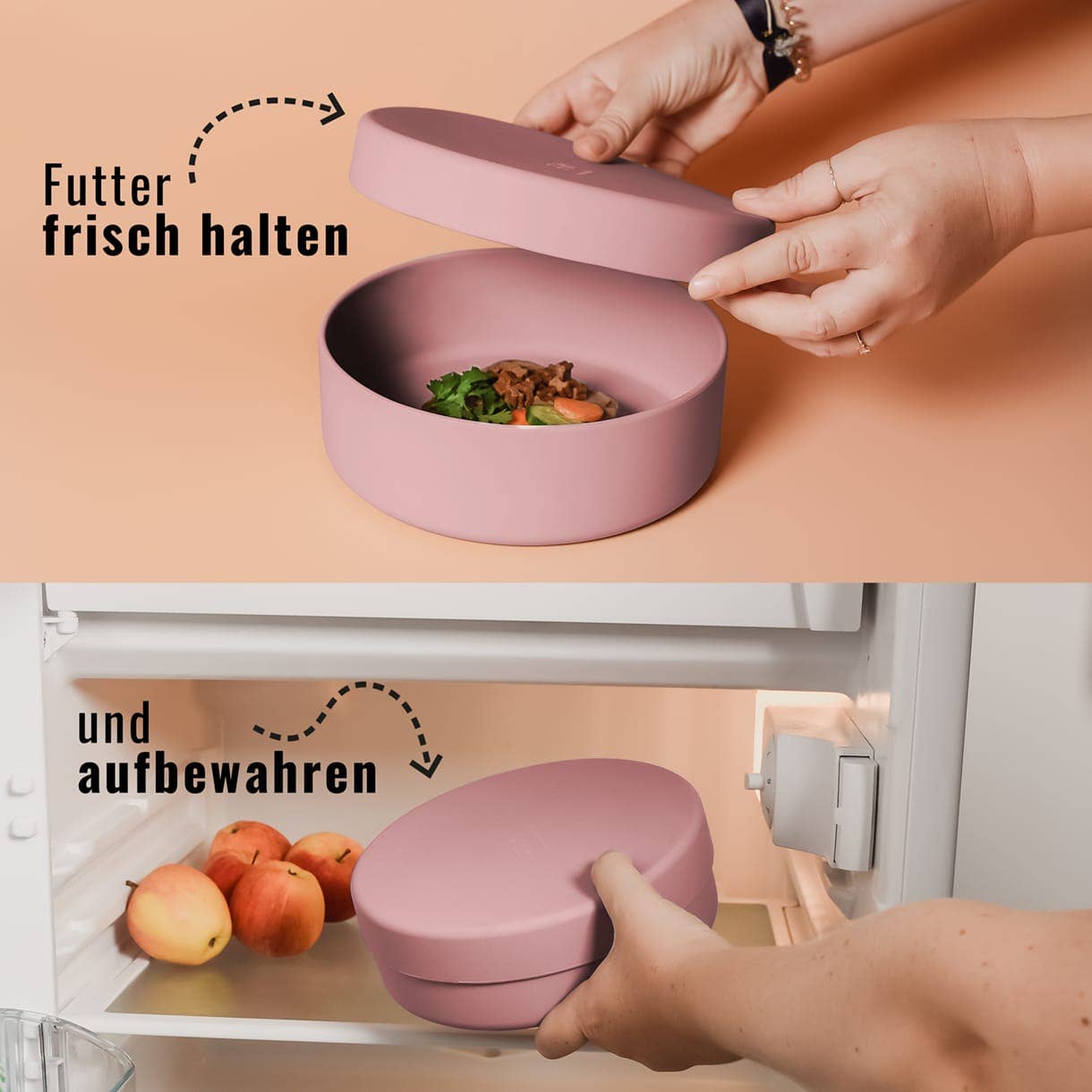 Szilikon etetőtál tetővel