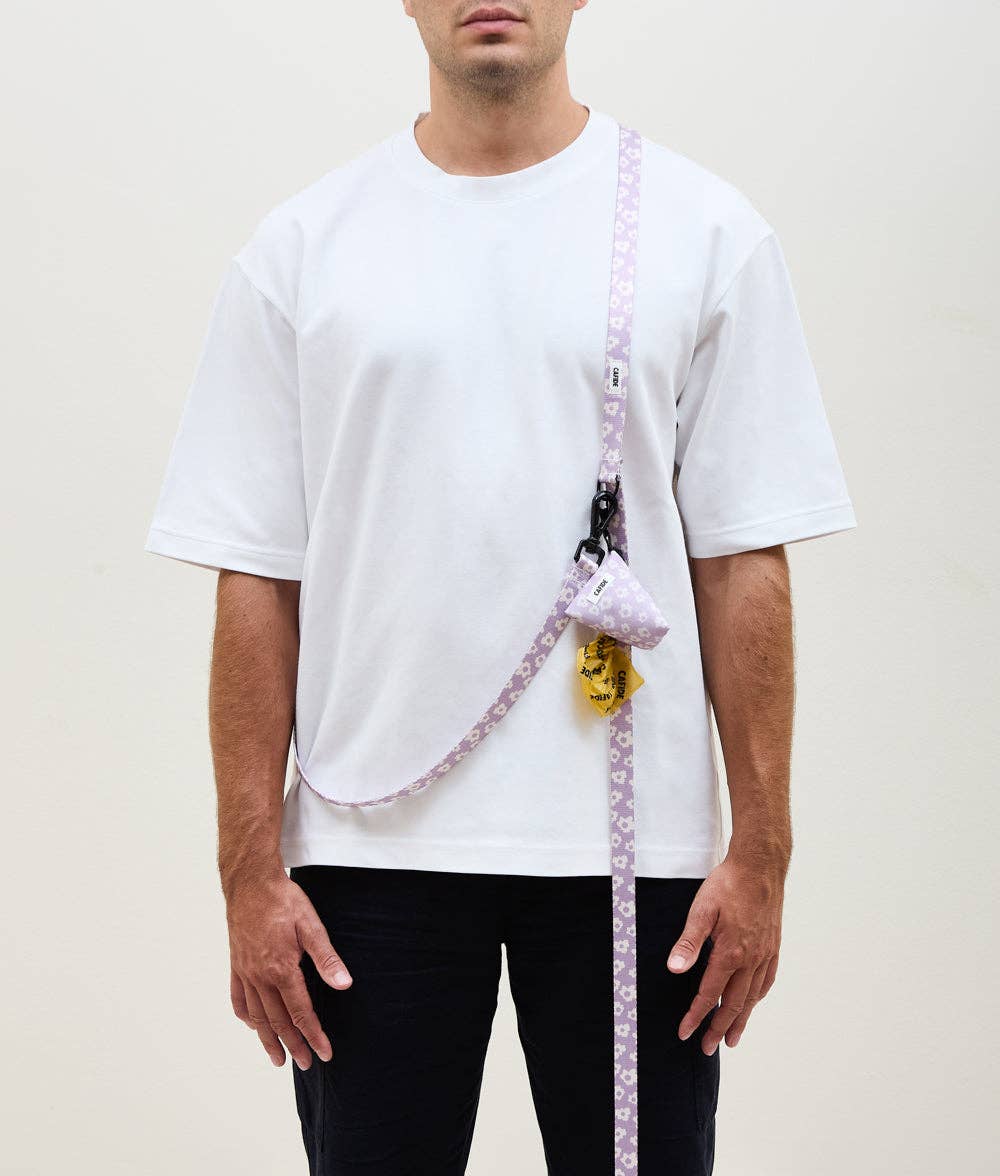 Juno többpozíciós póráz | Bézs vonal mintás