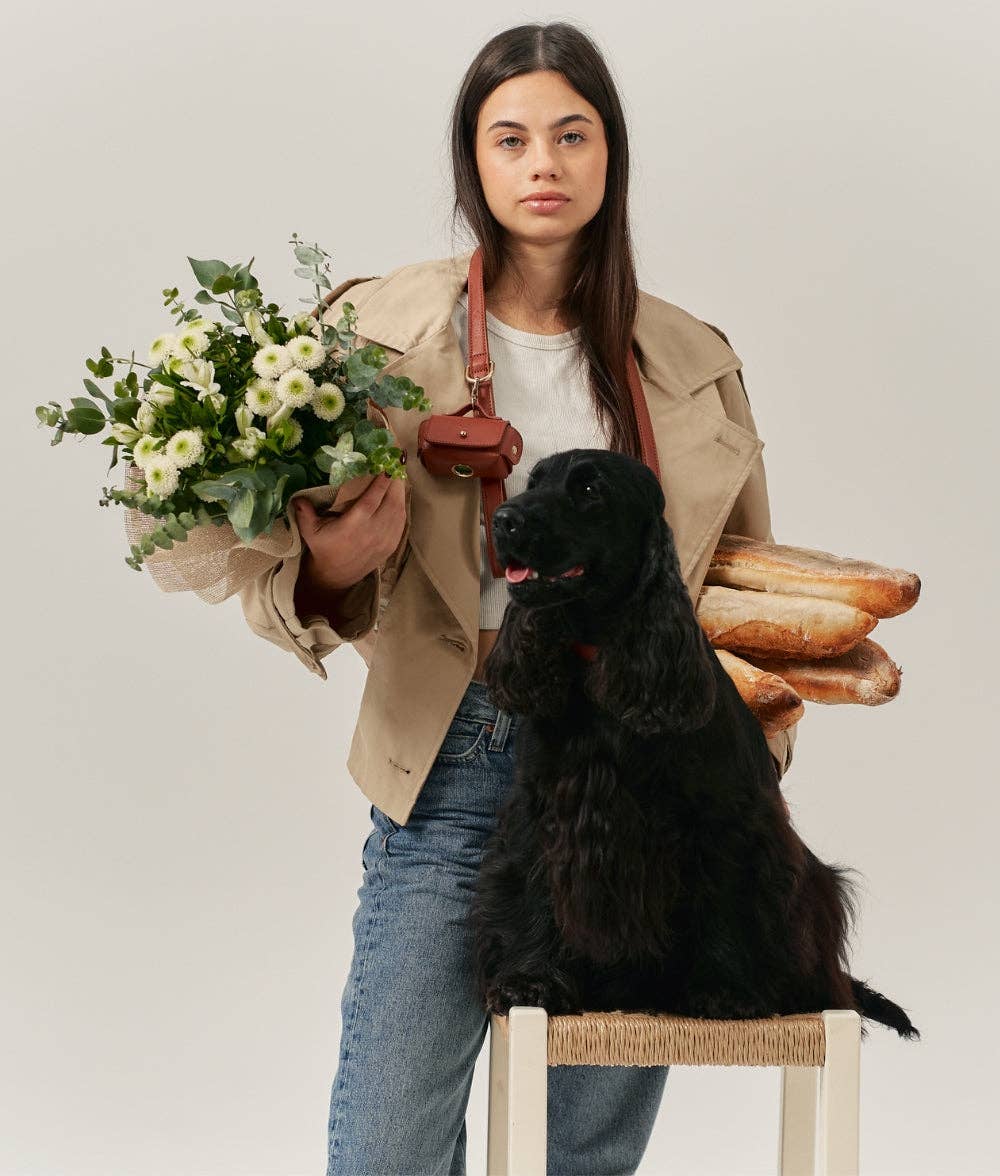 Jala zacskótartó | Barna vegán bőr