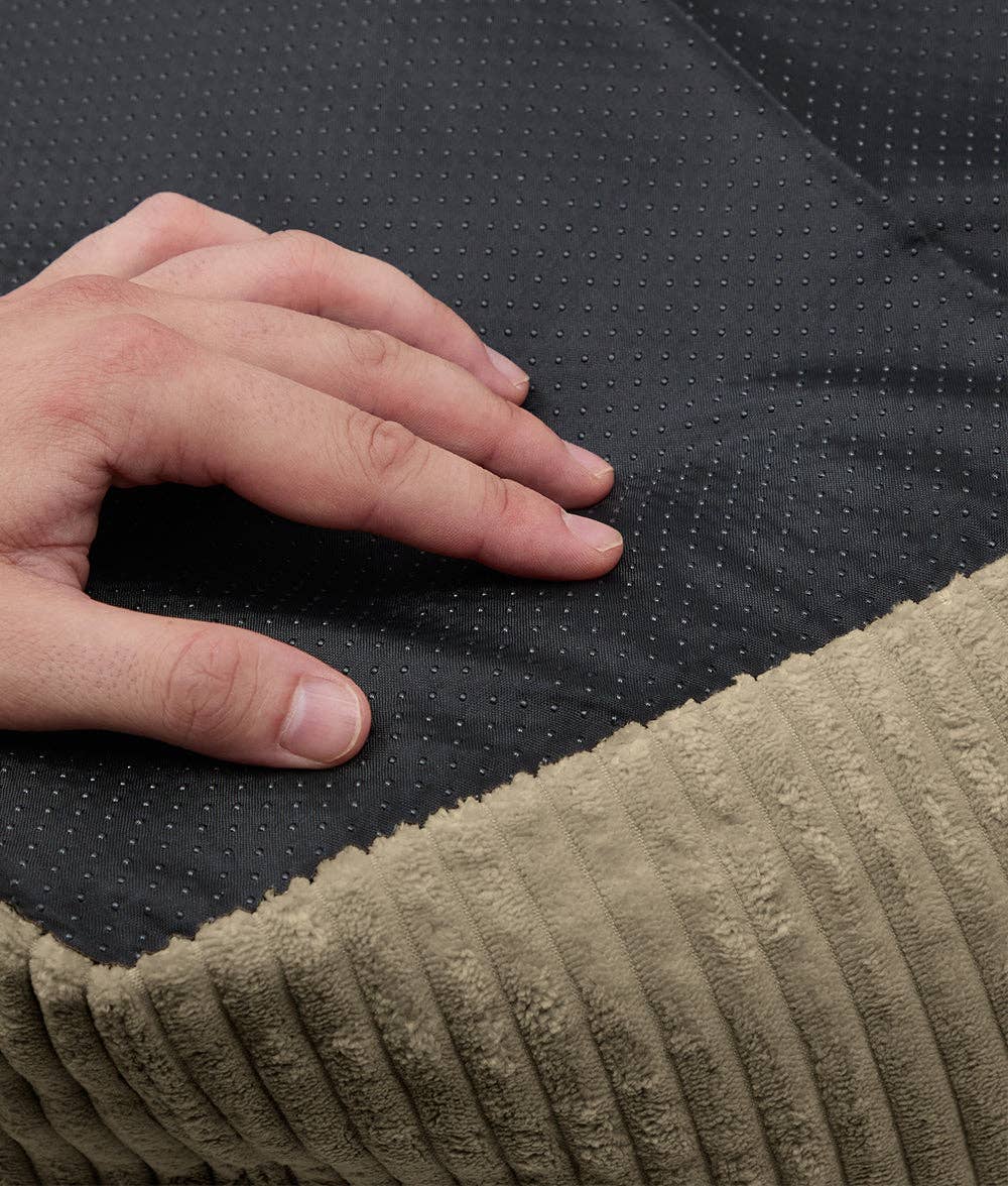 Snozy kutyaágy | Zöld kordbársony