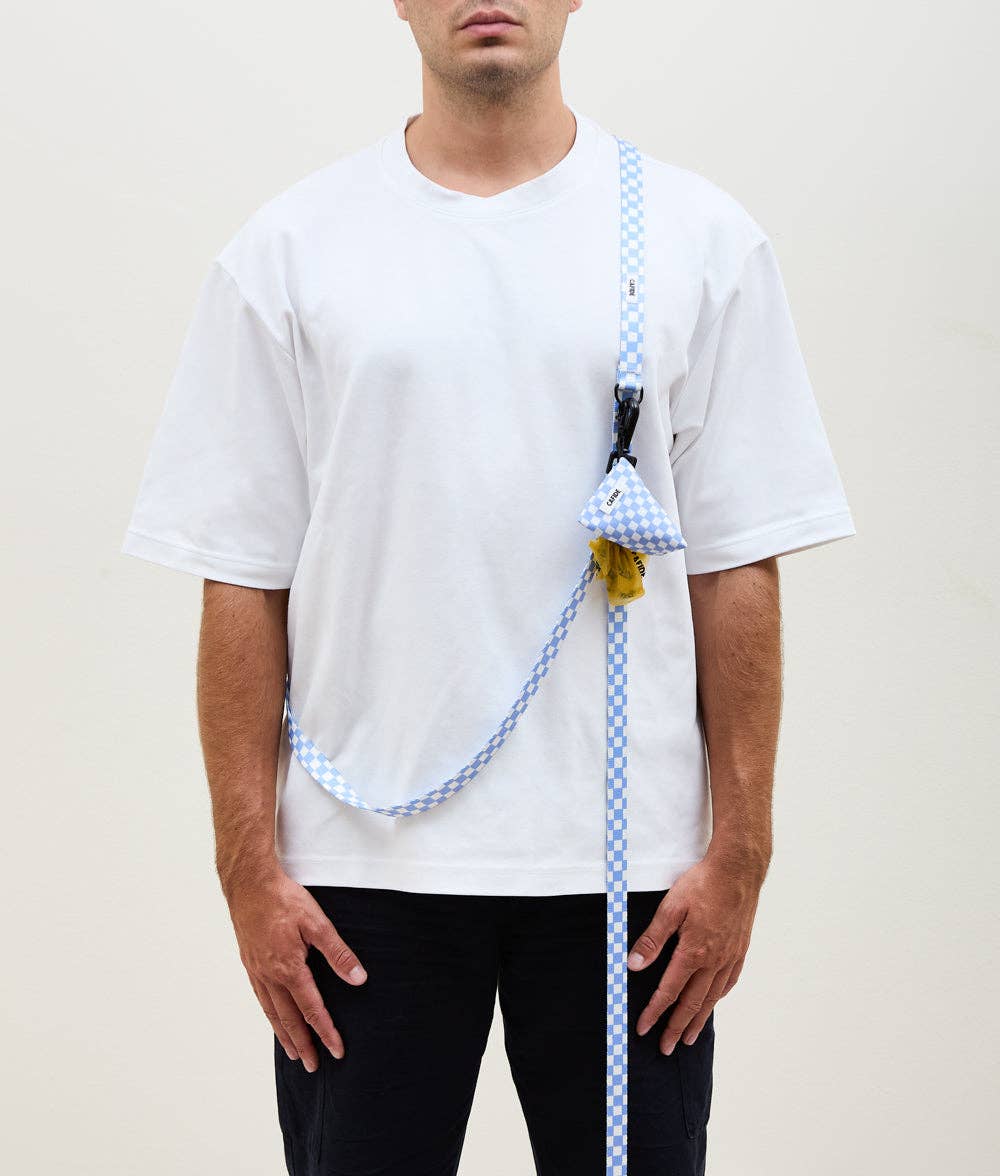 Juno zacskótartó | Kék kockás